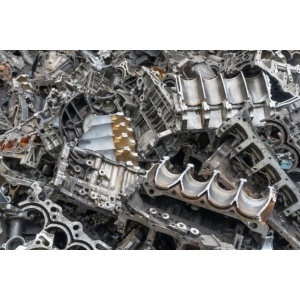 Aluminum engine block scrap,